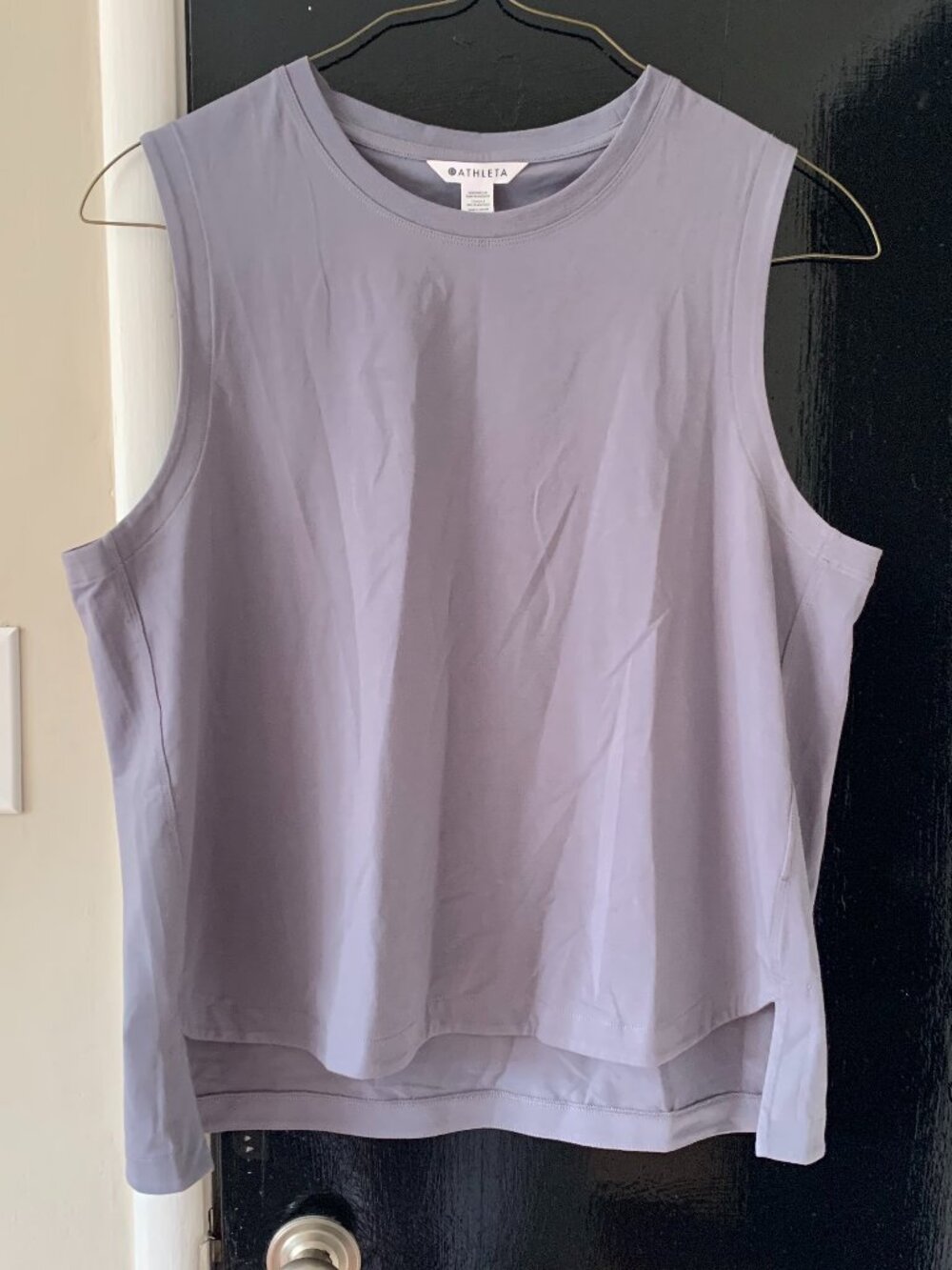 Light Purple Cropped Athleta Tank Top